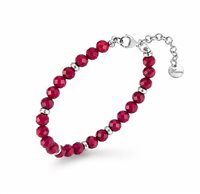 Pulsera Manu Bracelets and More Mujer Lumina in Acero Cristallo KR11S-BX